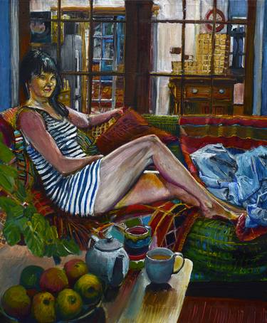 Print of Figurative Interiors Paintings by Toby Moate