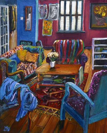Print of Figurative Interiors Paintings by Toby Moate