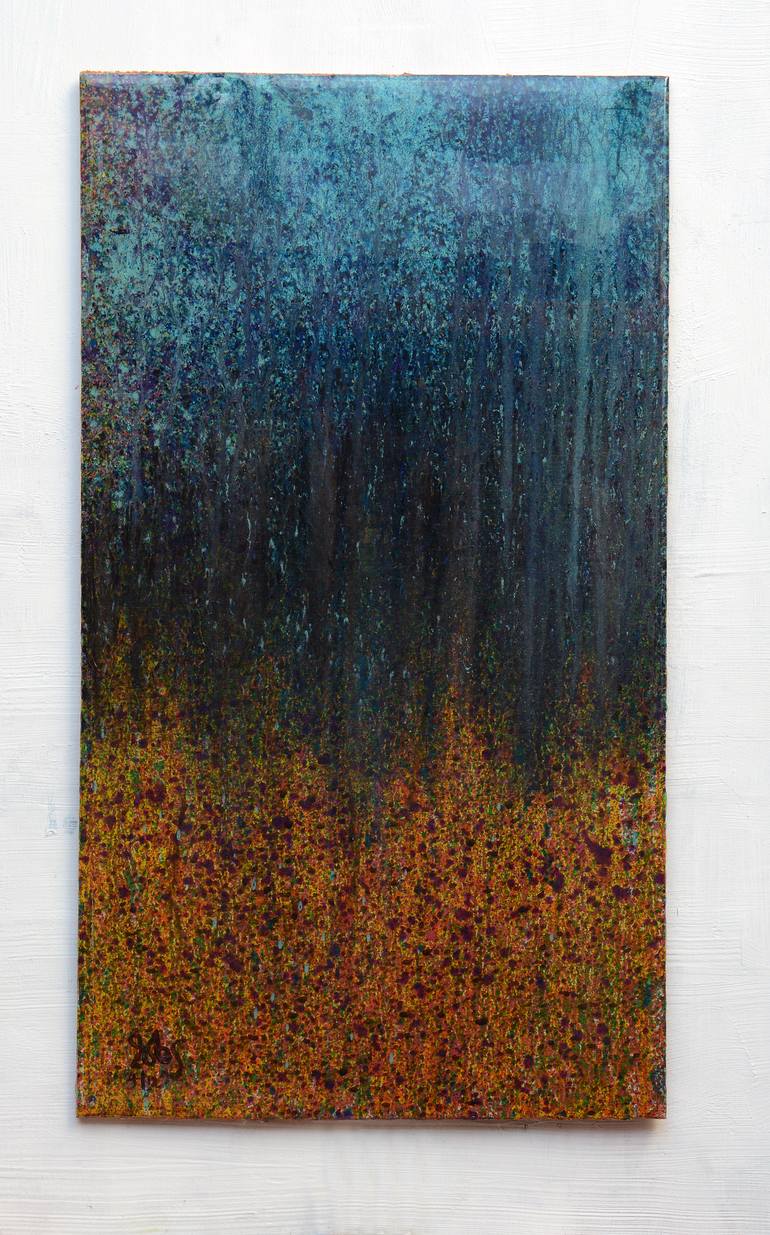 Original Abstract Garden Painting by Toby Moate