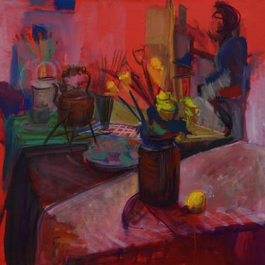 Print of Figurative Interiors Paintings by Toby Moate