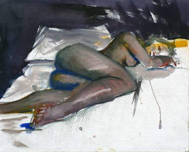 Print of Figurative Nude Paintings by Toby Moate