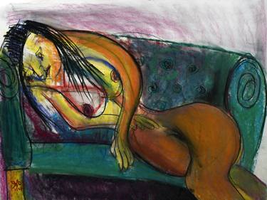 Print of Abstract Nude Drawings by Toby Moate