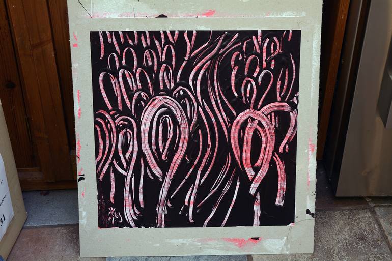 Original Abstract Tree Painting by Toby Moate