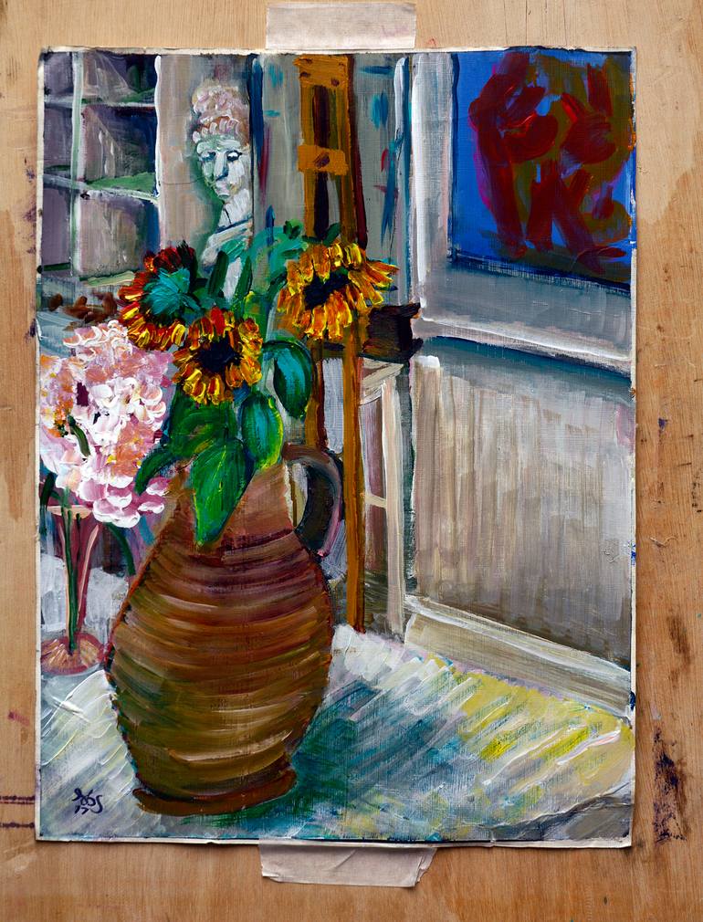 Original Impressionism Still Life Painting by Toby Moate