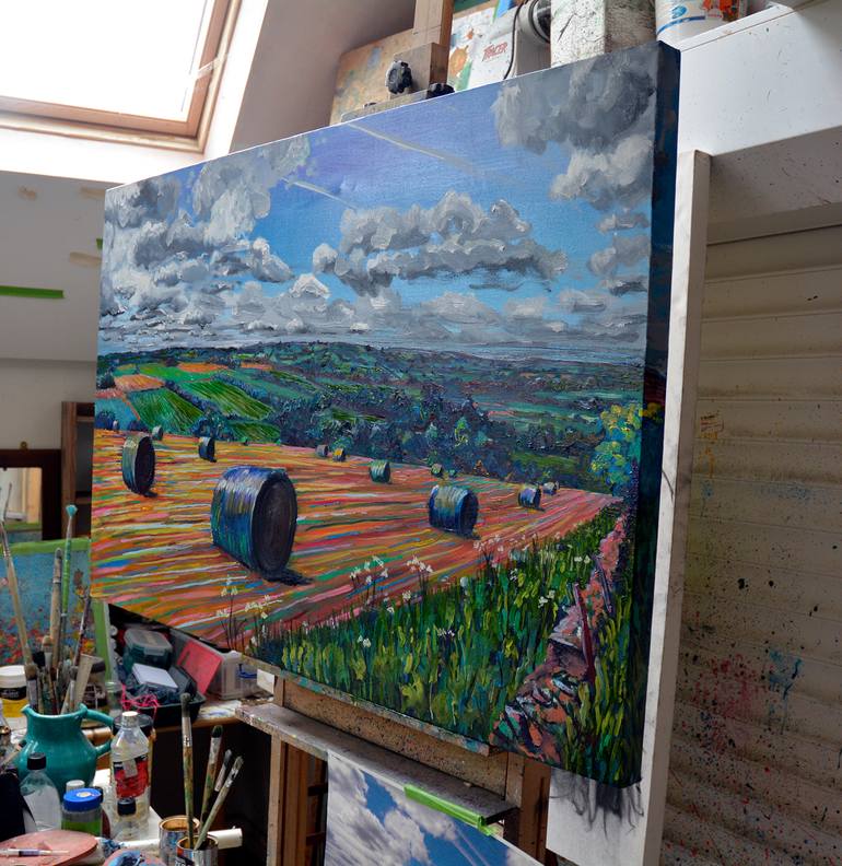 Original Impressionism Landscape Painting by Toby Moate