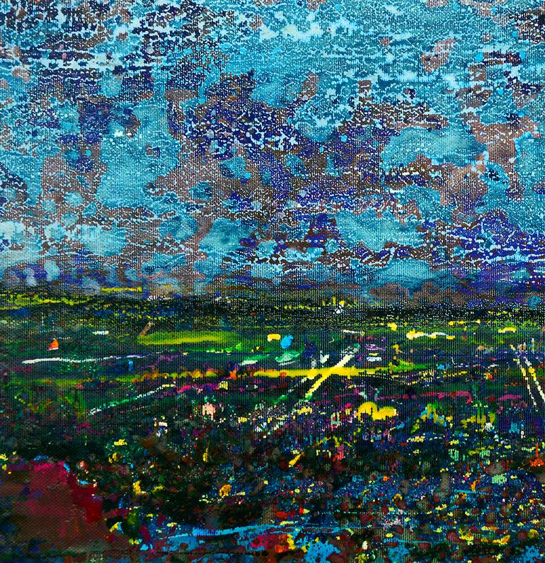 Original Abstract Landscape Painting by Toby Moate