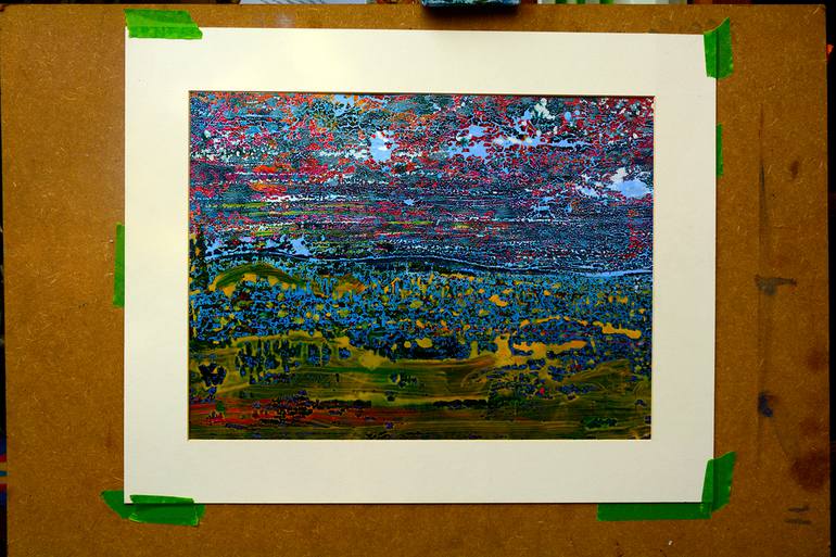 Original Abstract Landscape Painting by Toby Moate