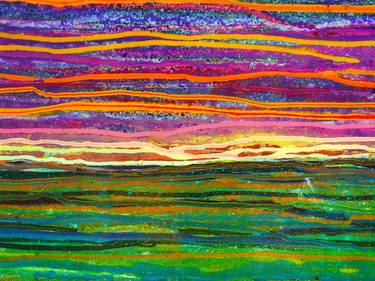 Orange and Purple Landscape 3 - Limited Edition of 13 thumb