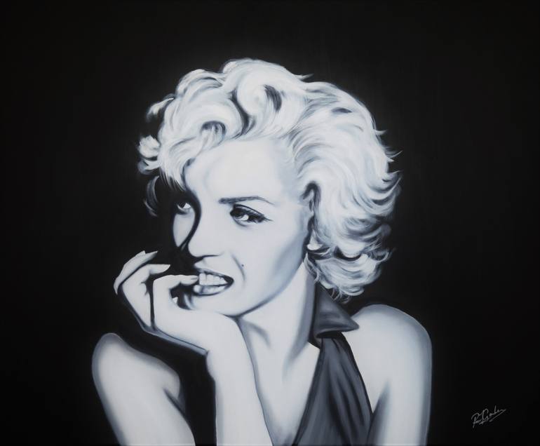 Marilyn Monroe American Icon Painting by Richard Garnham | Saatchi Art