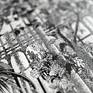 'Stairs II' Linocut Print detail 2