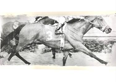 A Frozen Moment-Race Horse - Limited Edition of 1 thumb
