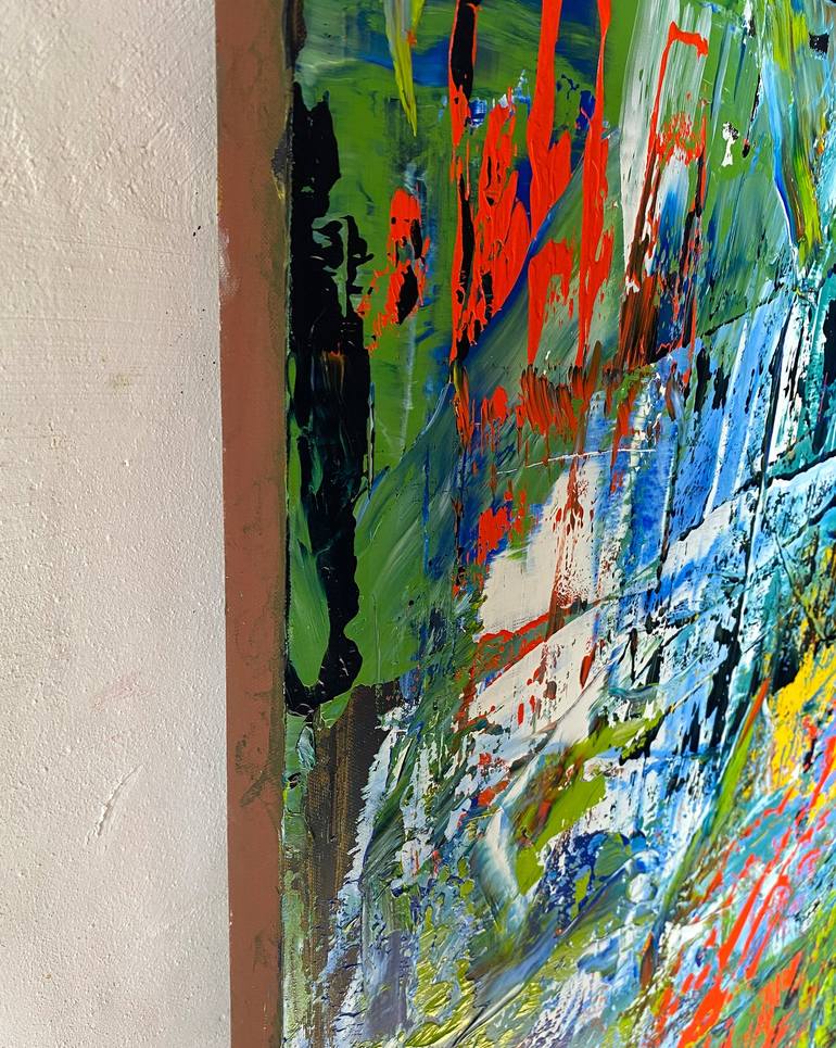 Original Neo-impressionism Abstract Painting by Stephan Reichmann