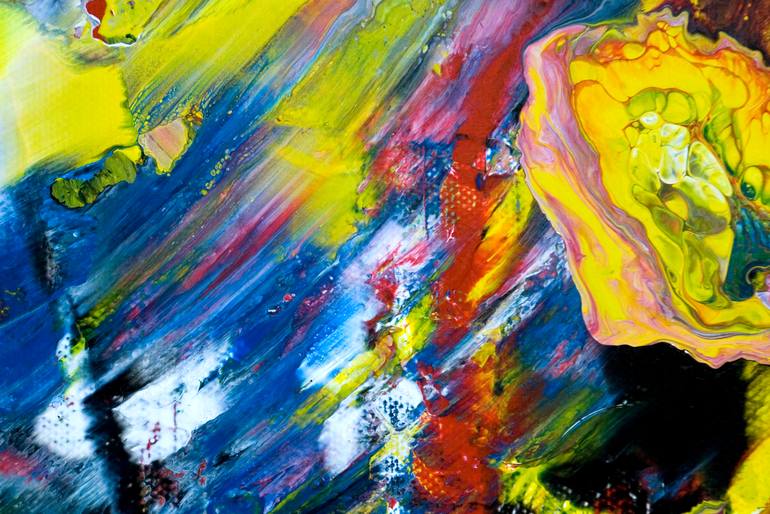 Original Abstract Music Painting by Stephan Reichmann