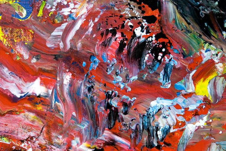 Original Abstract Music Painting by Stephan Reichmann