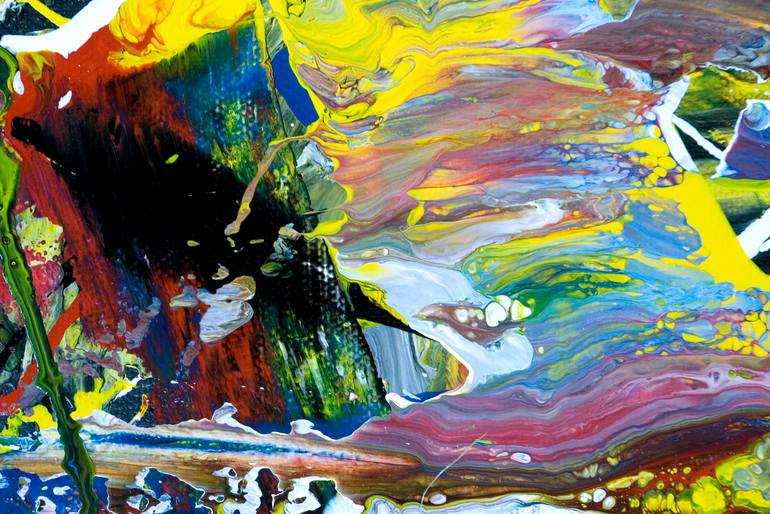 Original Abstract Music Painting by Stephan Reichmann
