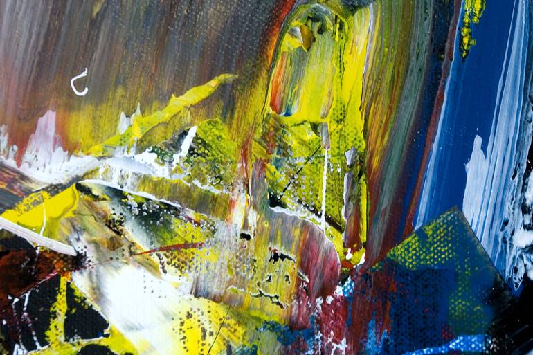 Original Abstract Music Painting by Stephan Reichmann