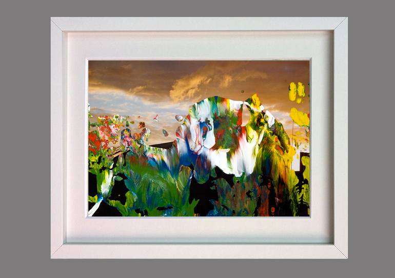 Original Abstract Religion Painting by Stephan Reichmann