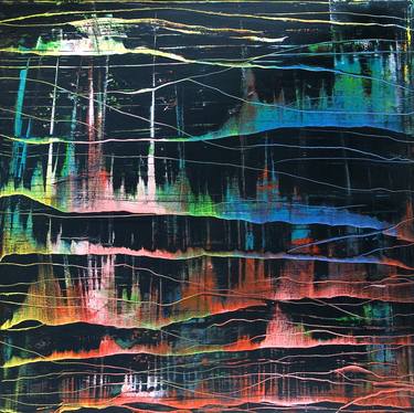 Original Abstract Expressionism Abstract Paintings by Stephan Reichmann