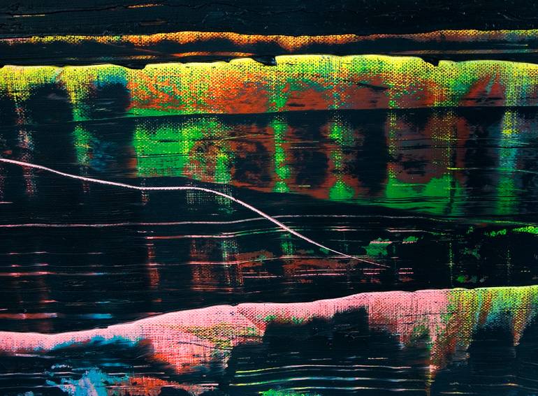 Original Abstract Expressionism Abstract Painting by Stephan Reichmann