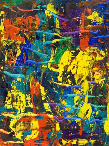 Original Abstract Expressionism Abstract Paintings by Stephan Reichmann