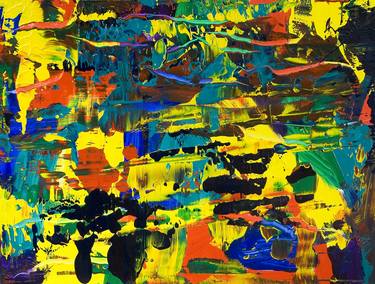 Original Abstract Expressionism Abstract Paintings by Stephan Reichmann