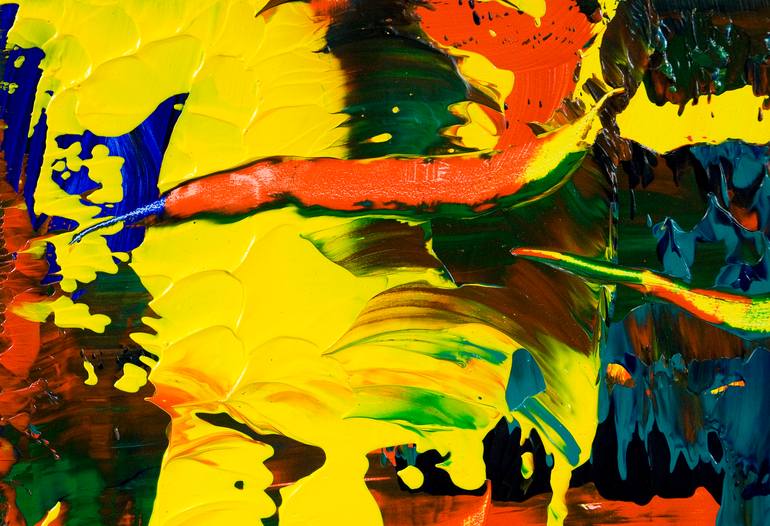 Original Abstract Expressionism Abstract Painting by Stephan Reichmann