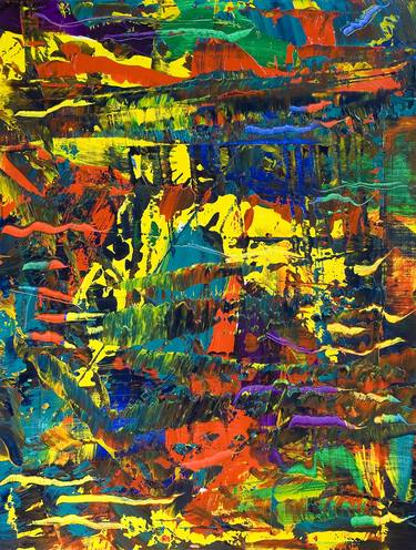 Original Abstract Expressionism Abstract Paintings by Stephan Reichmann