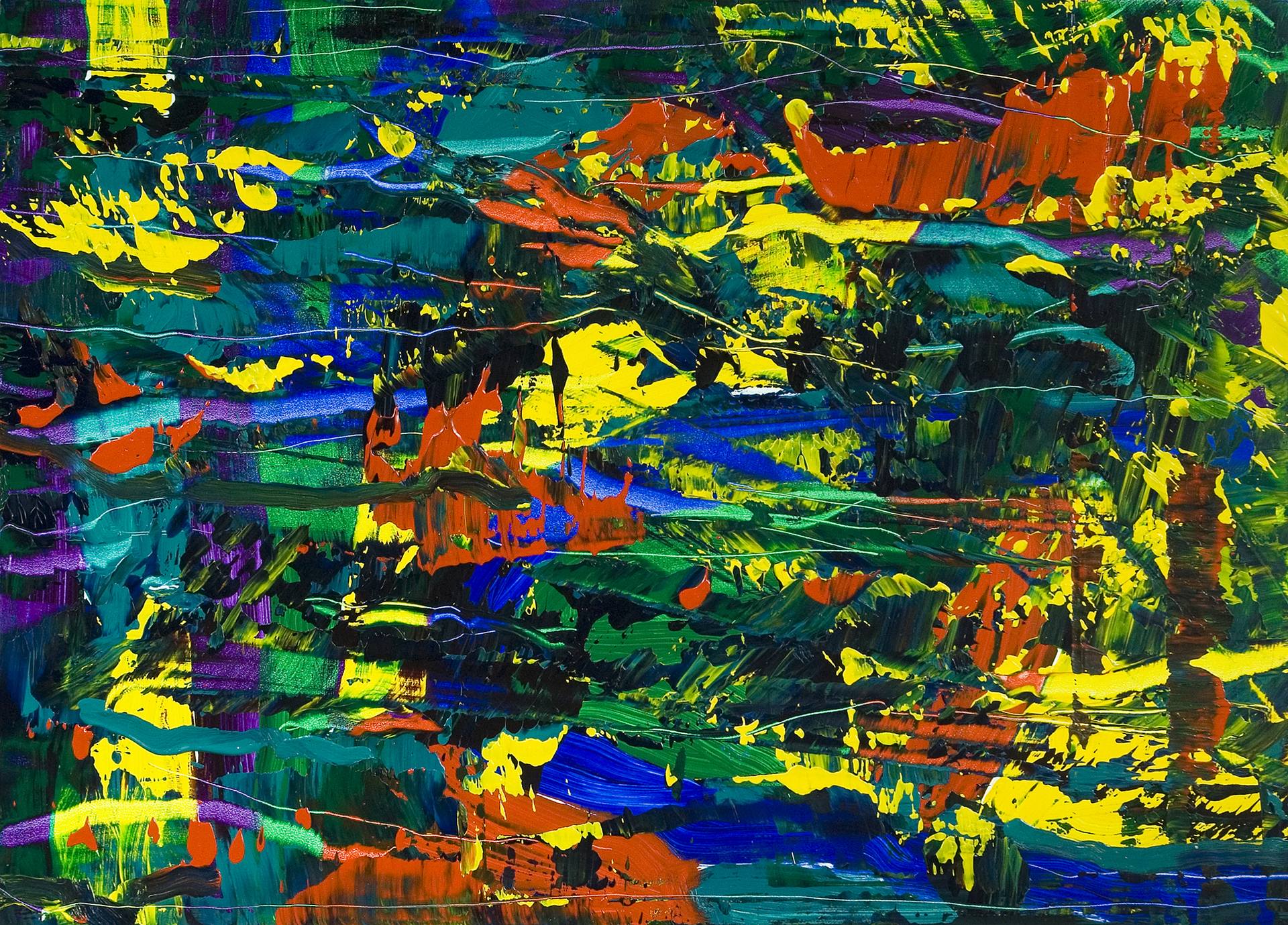 絵画 abstract painting Prinz Zain-el-Asnam / Prince Zayn Al-Asnam, RWV 497-01