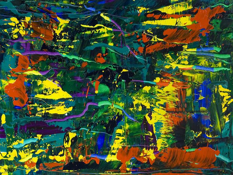 Original Abstract Expressionism Abstract Paintings by Stephan Reichmann