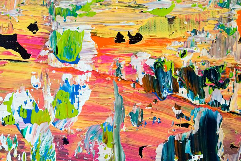 Original Abstract Expressionism Abstract Painting by Stephan Reichmann