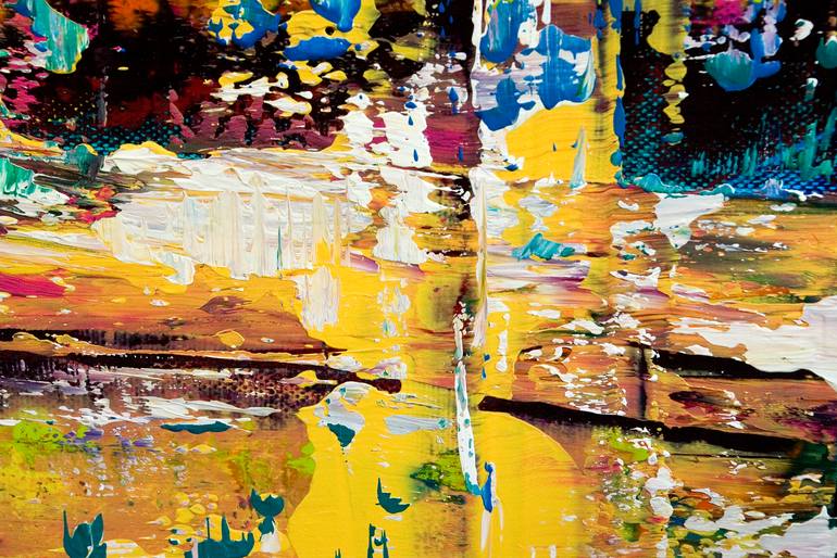 Original Abstract Expressionism Abstract Painting by Stephan Reichmann