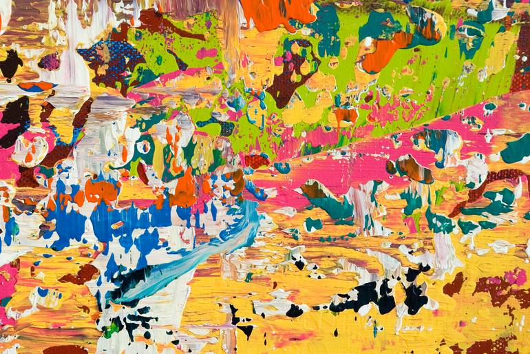 Original Abstract Expressionism Abstract Painting by Stephan Reichmann