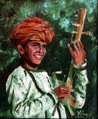 Print of Portraiture Portrait Paintings by VINAY BABAR