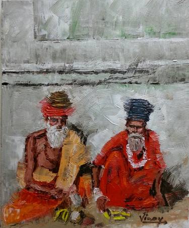 Print of Figurative Culture Paintings by VINAY BABAR