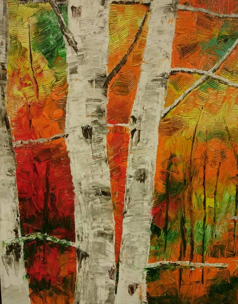 Original Impressionism Landscape Painting by Vinay Babar