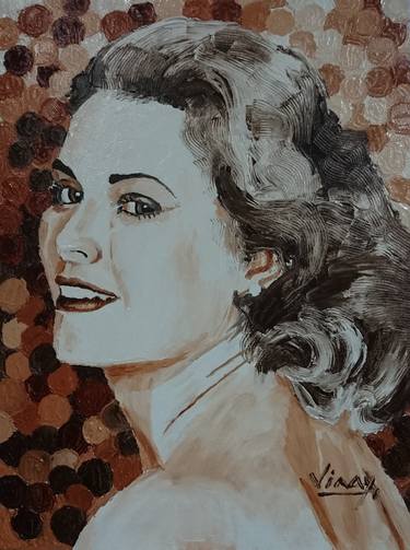 Original Fine Art Portrait Paintings by VINAY BABAR