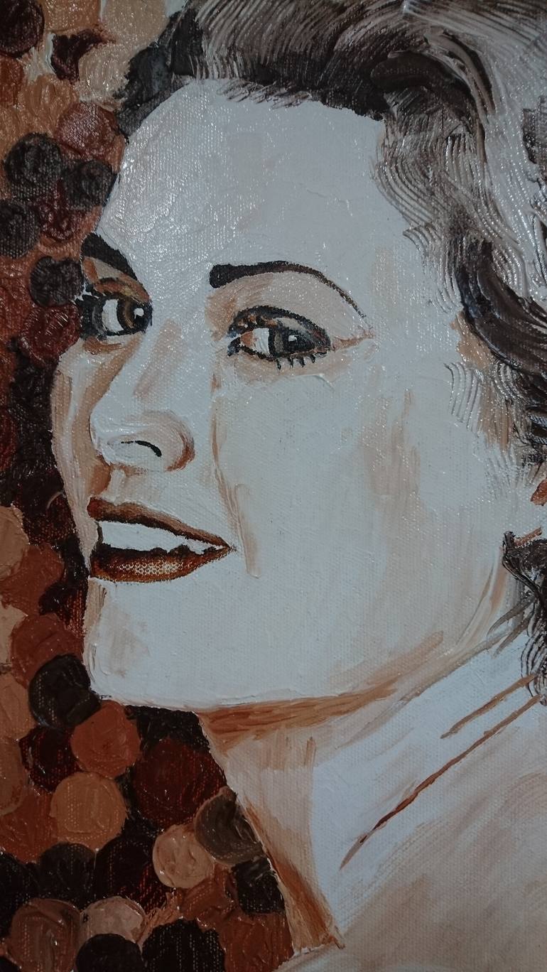 Original Fine Art Portrait Painting by VINAY BABAR