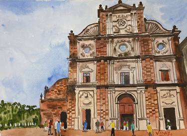 Original Architecture Paintings by VINAY BABAR
