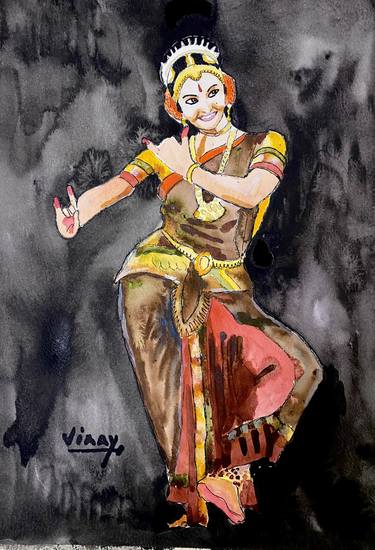 Print of Figurative Performing Arts Paintings by VINAY BABAR