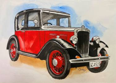 Original Car Paintings by VINAY BABAR