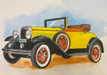 Print of Car Paintings by VINAY BABAR