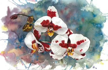 Print of Fine Art Floral Paintings by Irina Viatkina