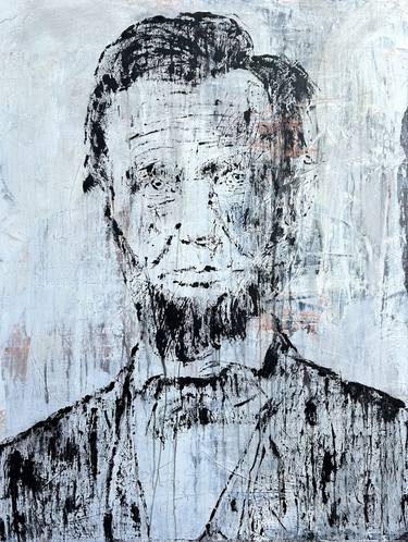 Saatchi Art Artist Roger König; Paintings, “"Abstract Series - Abraham Lincoln"” #art