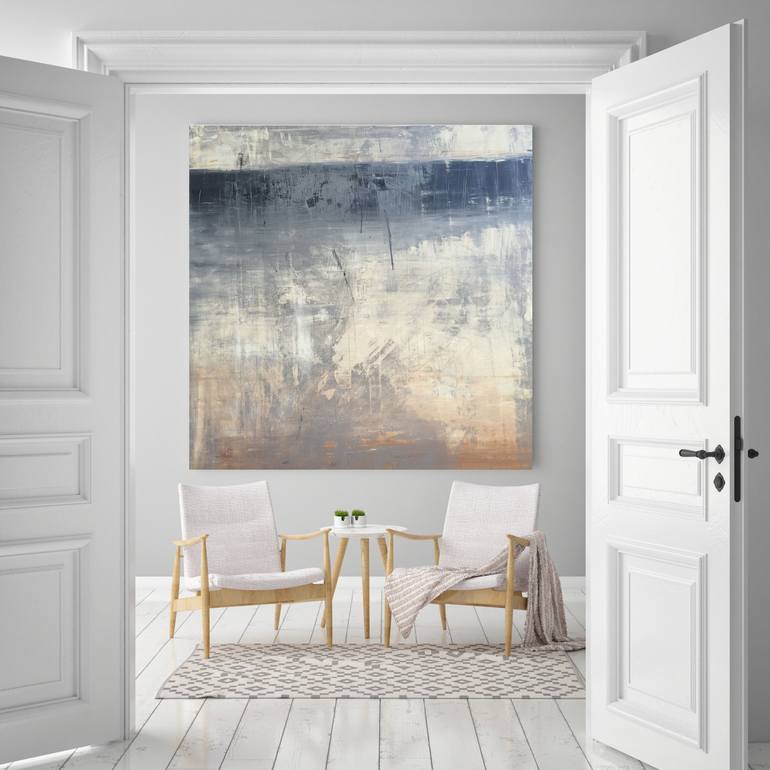 Original Abstract Expressionism Abstract Painting by Roger König