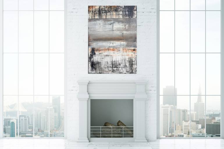 Original Abstract Expressionism Abstract Painting by Roger König