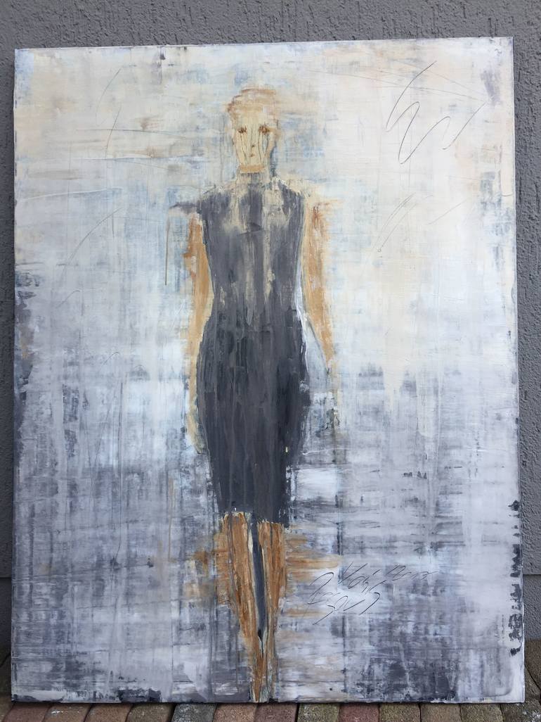 Original Abstract Fashion Painting by Roger König