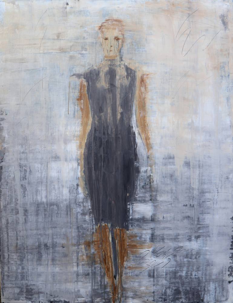 Original Abstract Fashion Painting by Roger König