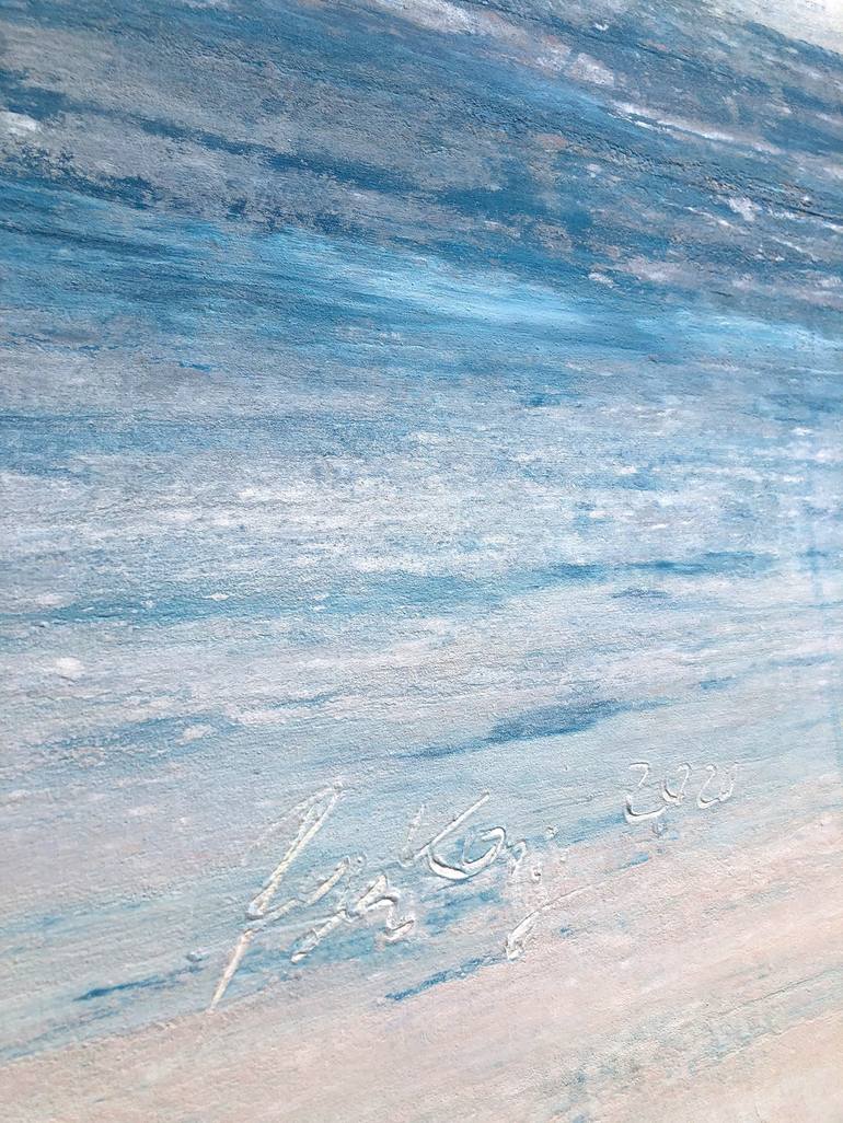 Original Abstract Seascape Painting by Roger König