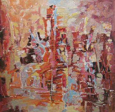 Print of Abstract Paintings by Mohamed Berkane