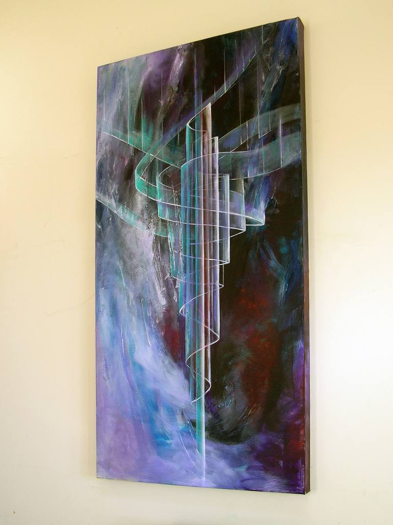 Original Surrealism Abstract Painting by Daniel Loveday